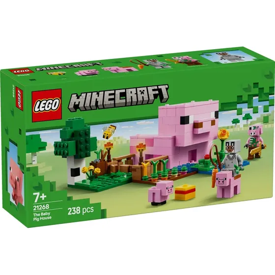 Lego Minecraft 21268 La Casa De Cerdo Bebe