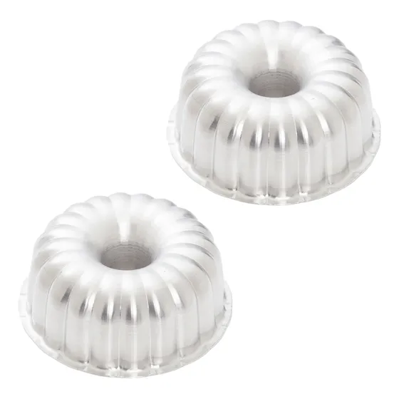 Kit 2 Formas De Bolo Gomada N18 Bolo C/ Decoração Diferente