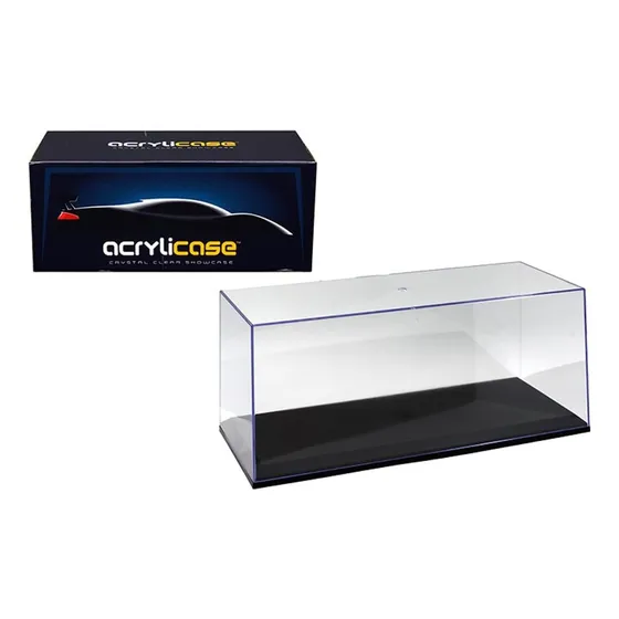Vitrina Acrylicase 1:24 De 11 Con Base Negra