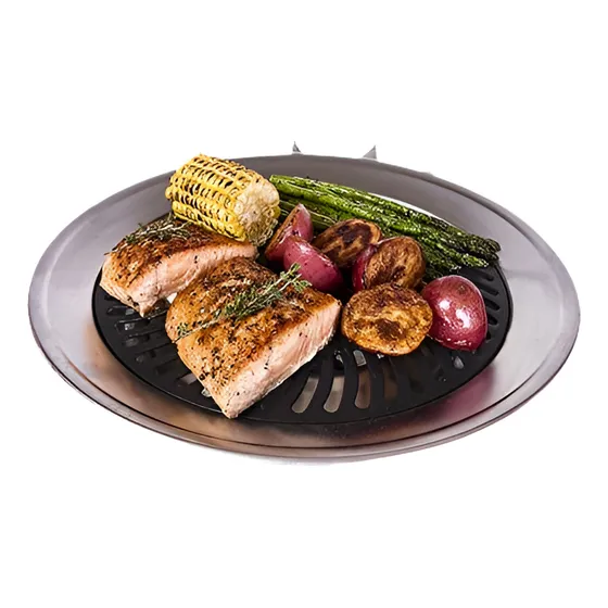 Parrilla P/interior Kitchen + Home P/hornalla, Acero Inox