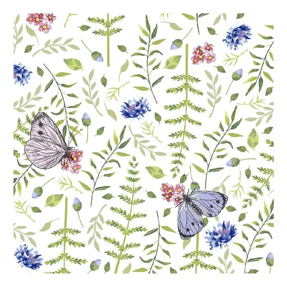 Servilletas Decoupage Eq Mariposas Chica 33x33cm 20un (5045)