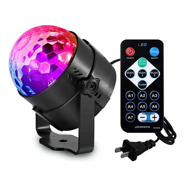Globo Bola Maluca Cor Balada Efeito Luz Dj Ritmo Da Música
