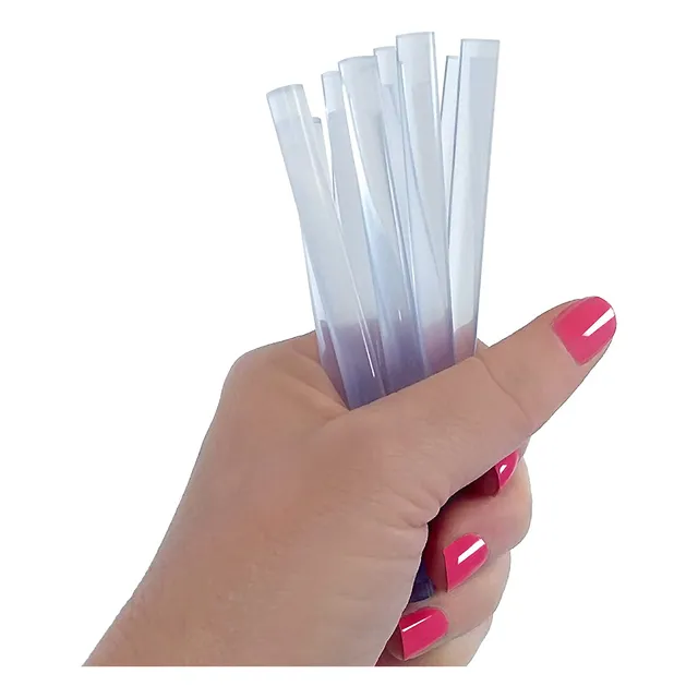 12 Barras Tubo Silicona Gruesa Para Pistola Caliente 30cm.lv