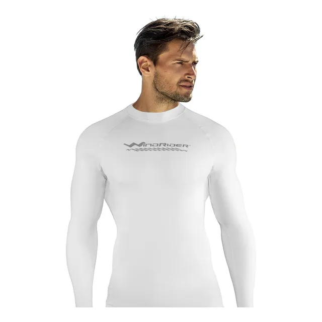 Camiseta Natacion Para Hombre Manga Larga Upf 50+