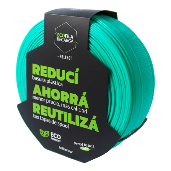 Filamento Hellbot Ecofila V2 Rec Pla Lock 1kg