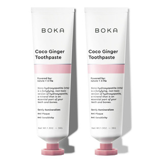 Pasta De Dientes Boka Nano Hydroxyapatite Coco Ginger 40 Ml, Pasta De Dientes Boka Nano Hydroxyapatite Coco Ginger 40 Ml,