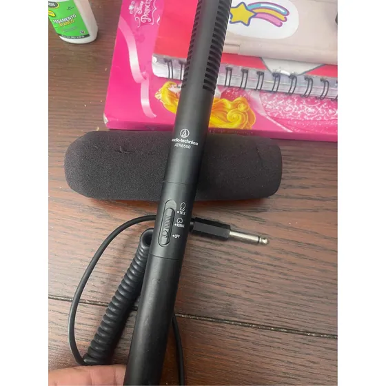 Micrófono Audiotechnica Atr6550 Shotgun Para Cámara