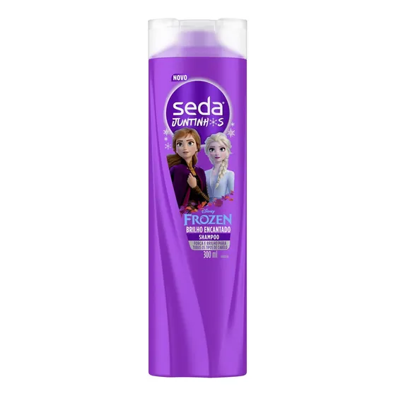 Shampoo Frozen Juntinhos Brilho Encantado 300ml Seda