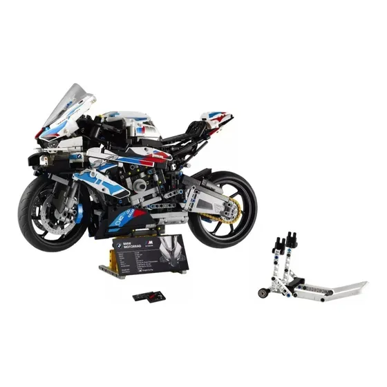 Moto Bmw S1000rr P/ Montar Technic Similar Lego