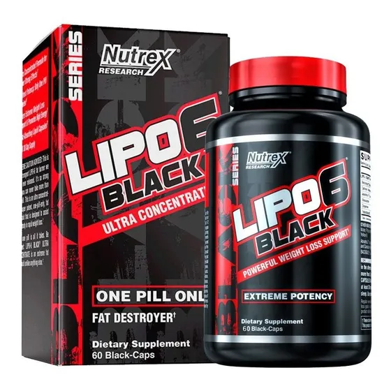 Nutrex Lipo 6 Black Ultra Concentrate 60 Blackcaps