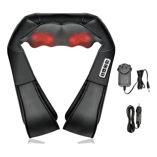 Masajeador Cervical Espalda Hombros Pie Calor Lumbar Waggs