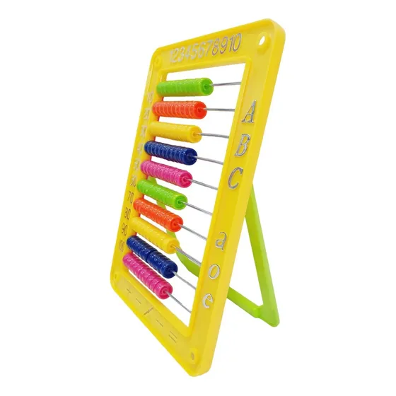Ábaco G Escolar Educativo Brinquedo Didático Matemática Cor Sortido