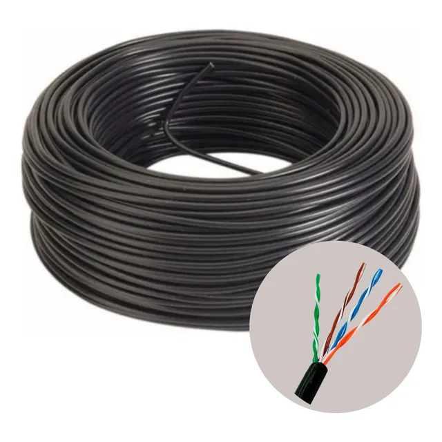 Cable Utp Uso Exterior  X 100 Metros