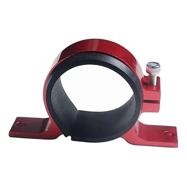 Soporte De Filtro Combustible Epman Anodizado 50mm Rojo