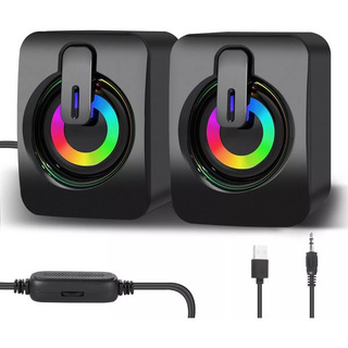 Bocinas Para Pc Computadora Escritorio Altavoz Rgb Subwoofer Bocinas Para Pc Computadora Escritorio Altavoz Rgb Subwoofer
