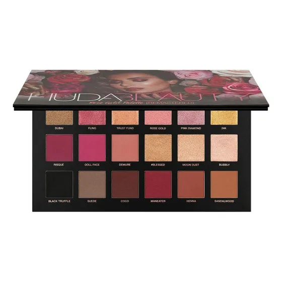 Sombra De Ojos Huda Rose Gold Palette Remastered Color Multicolor