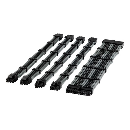 Kit Cables Atx Tecware Atx24 Pci-e 6+2 Eps 4+4 Negro Y Gris Kit Cables Atx Tecware Atx24 Pci-e 6+2 Eps 4+4 Negro Y Gris