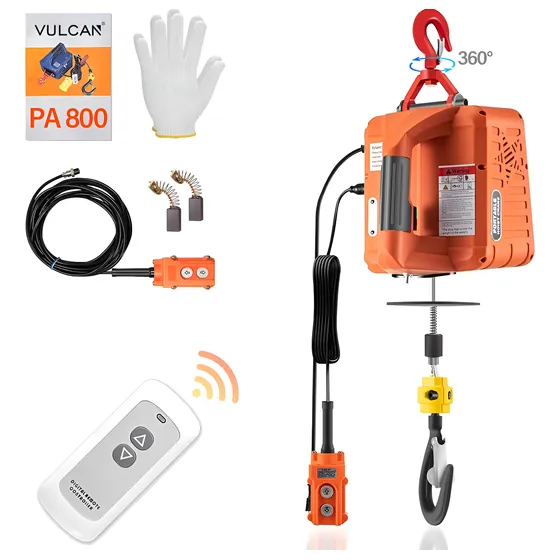 Polipasto Eléctrico Cabrestante De Carga 800kg 110v 1500w