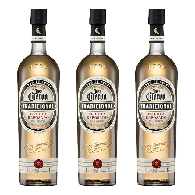 3x2 Tequila Jose Cuervo Tradicional Reposado 950 Ml
