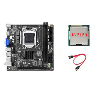 Placa Madre H61s (h61) Lga1155+cpu I3 2120+ Soporte De Kit D Placa Madre H61s (h61) Lga1155+cpu I3 2120+ Soporte De Kit D
