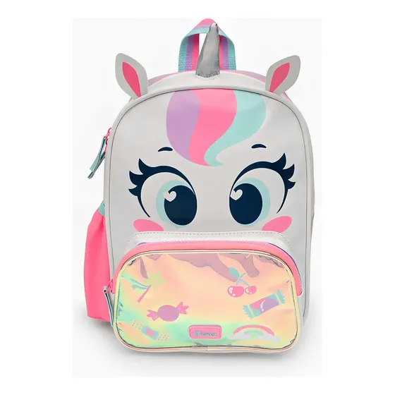 Mochila de Costas Pequena Unicórnio Menina Original Puket