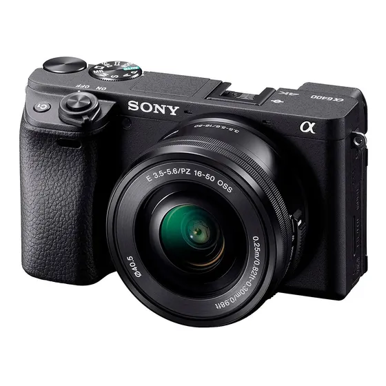 Camara Sony Alpha A6400// Lente Sony Selp1650 