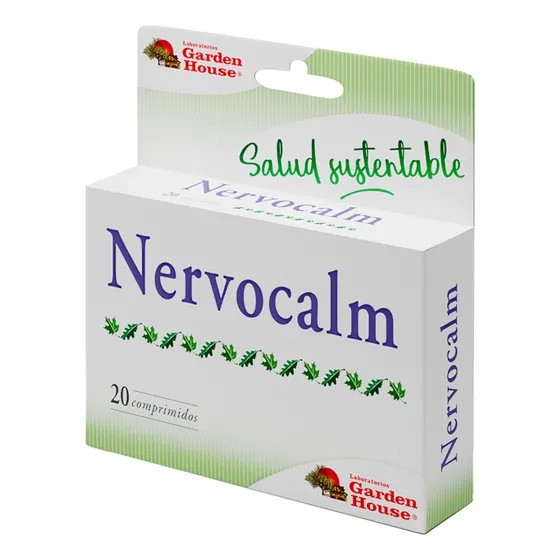 Garden House Nervocalm 20comp Sedante Natural Tranquilizante