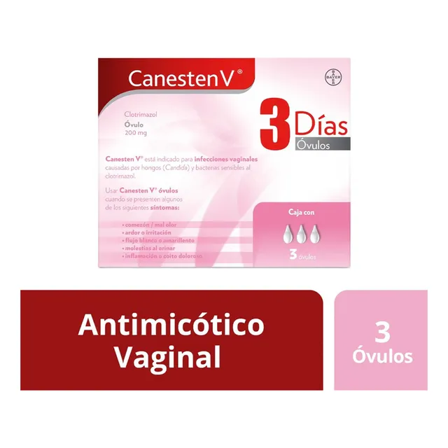 Canesten V Óvulo 200 Mg, 3 Óvulos