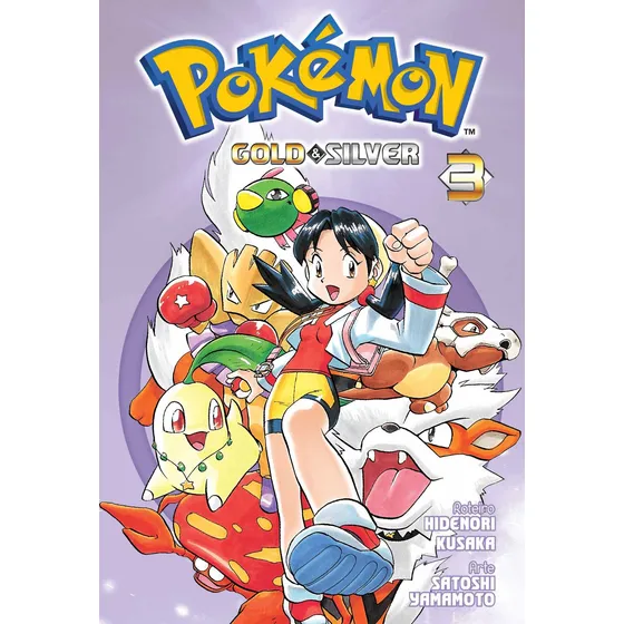 Pokémon Gold & Silver - Volume 3, de Kusaka, Hidenori. Editorial Panini Brasil LTDA, capa mole em português, 2018