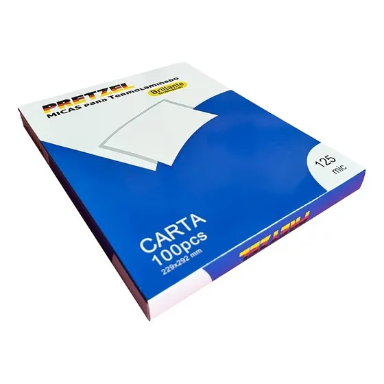 100 Micas Termolaminadora  Carta 125 Mic Envio Gratis X 3 Un