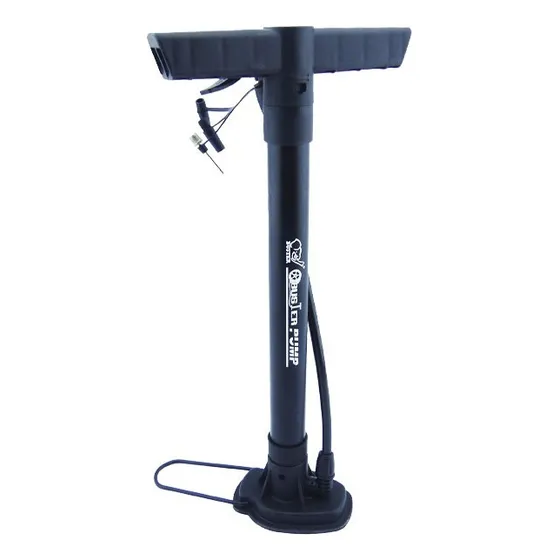 Bombín Inflador Mini Buster Pump Metálico Bicicleta Pelotas Color Negro