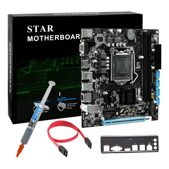 Tarjeta Madre H110 1151 Motherboar Ddr4 6ta A 9na Generacion