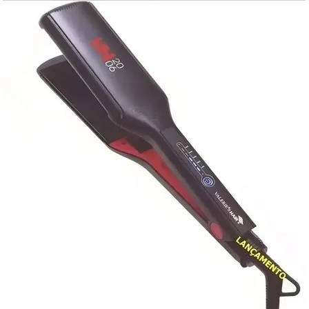 Prancha Nano Titanium Extra Larga Valerie's Hair Vh2006 Bivolt Preto