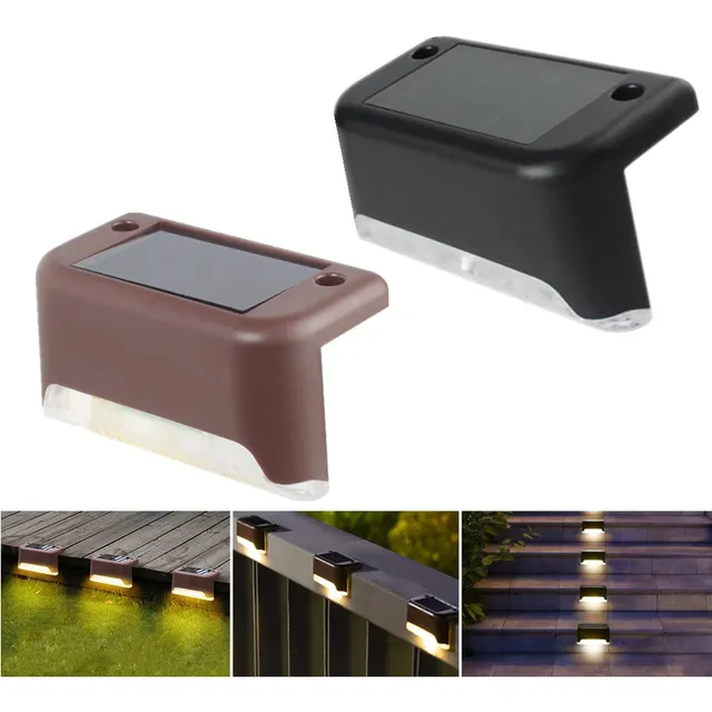 Lampara Solar Jardin Deck  Baranda Pasa Manos Escaleras