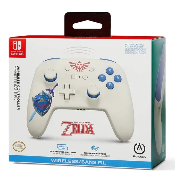 Mando inalámbrico blanco: The Legend Of Zelda - Power A