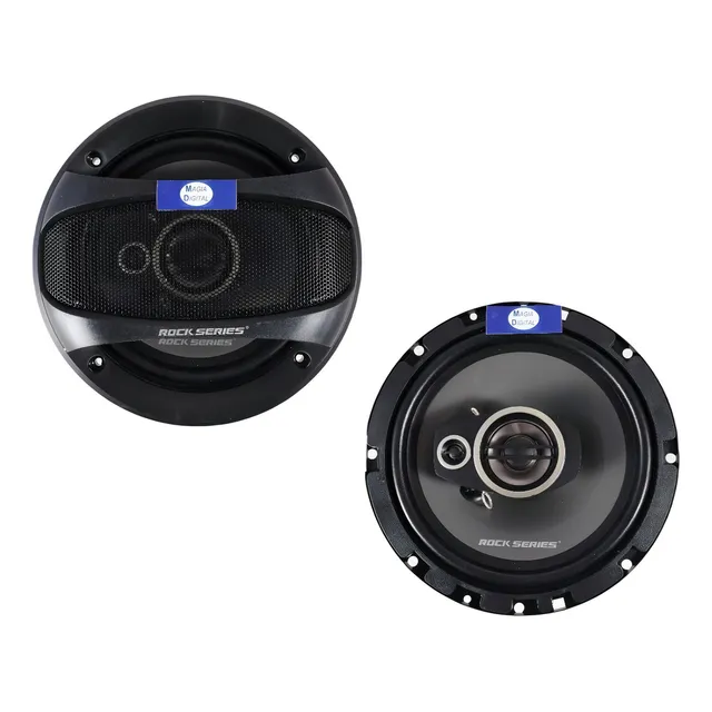 Parlante tipo bocina Rock Series RKS-653 para auto/camioneta color gris 6.5" x 7" x 6.5 " x 2 unidades