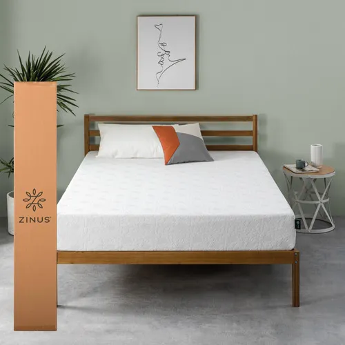 Zinus | Colchón King Memory Foam 20 Cm Alivia Presión