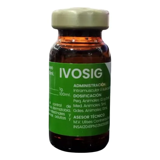 Ivermectina 1% X 10ml Ampolla Uso Veterinario