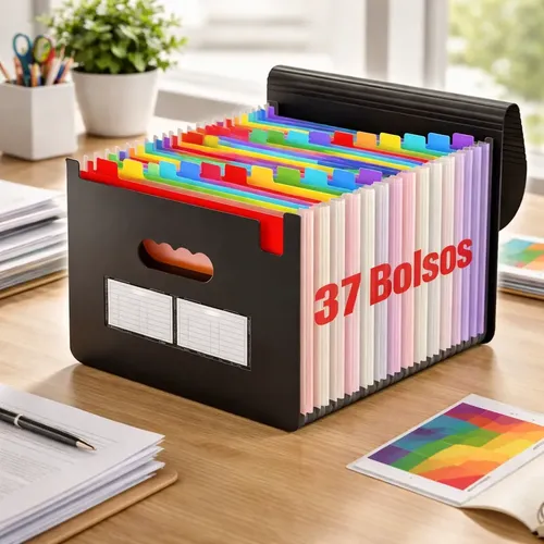Folder File Folder Large Capacity File Bag (white) | MercadoLivre