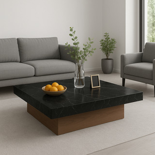 Mesa Auxiliar Minimalista Ratona Sala Salon Madera Amalfi Nogal Mesa Auxiliar Minimalista Ratona Sala Salon Madera Amalfi Nogal
