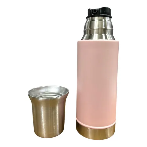 Termo De Acero Inox 800ml Pico Cebador Tapa Vaso Frio/cal