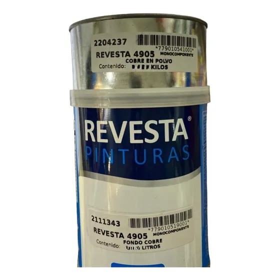 Pintura Fondo Cobre Sint. Revesta Barcos Madera 4l- Nautica