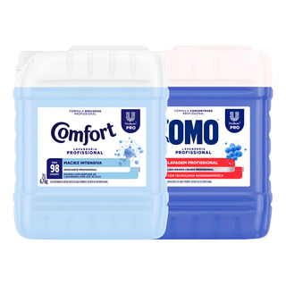 Kit Sabão Omo Pro 7l + Comfort Pro 7l Lavanderia Profisional Kit Sabão Omo Pro 7l + Comfort Pro 7l Lavanderia Profisional