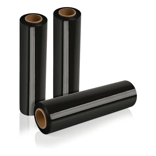 Nylon Film Negro Stretch Pallet Embalar 500mm X 22mic X 5kg