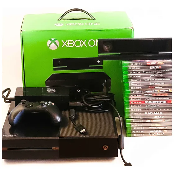 Console Xbox One | 1 Controle | Kinect | 500 Gb | 20 Jogos