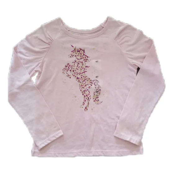 Franela Para Niñas Manga Larga Talla 4 Marca Epic Threads
