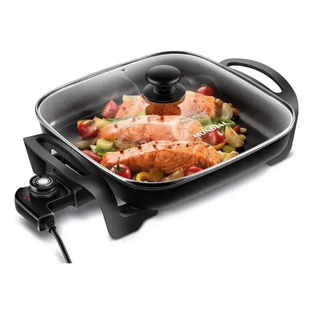 Panela Elétrica Multicook Premium, Mondial, 1200w - Pe-49 Preto 127v