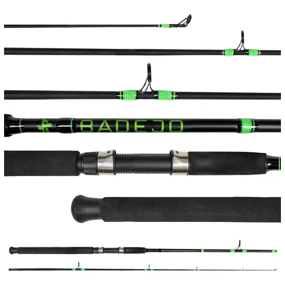 Vara P/ Molinete Albatroz Badejo 2,10m 12-20lbs - 2 Partes