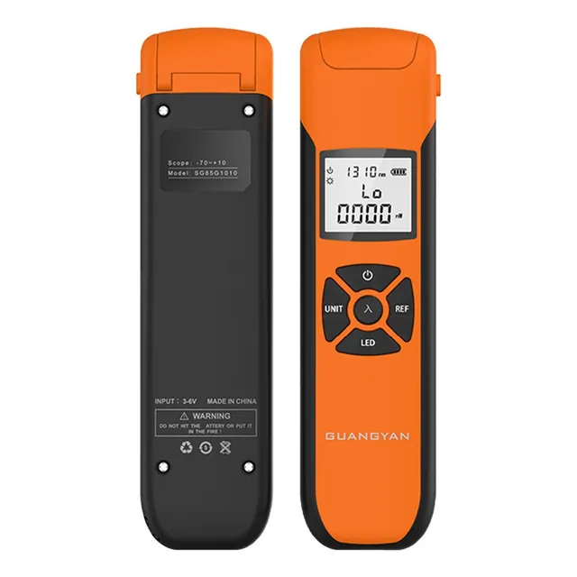 Medidor De Potencia Óptica Recargable De Iluminación -50+26