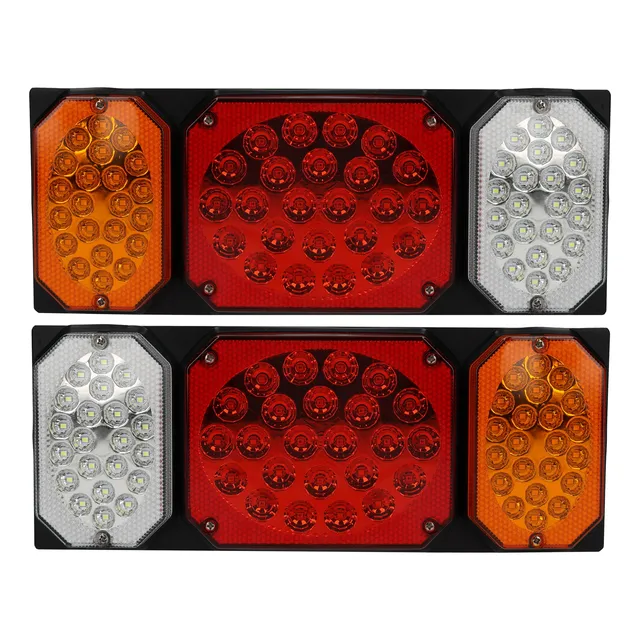 Juego De Faros Led Traseros Camion 24v Izq Y Der Poli 26286